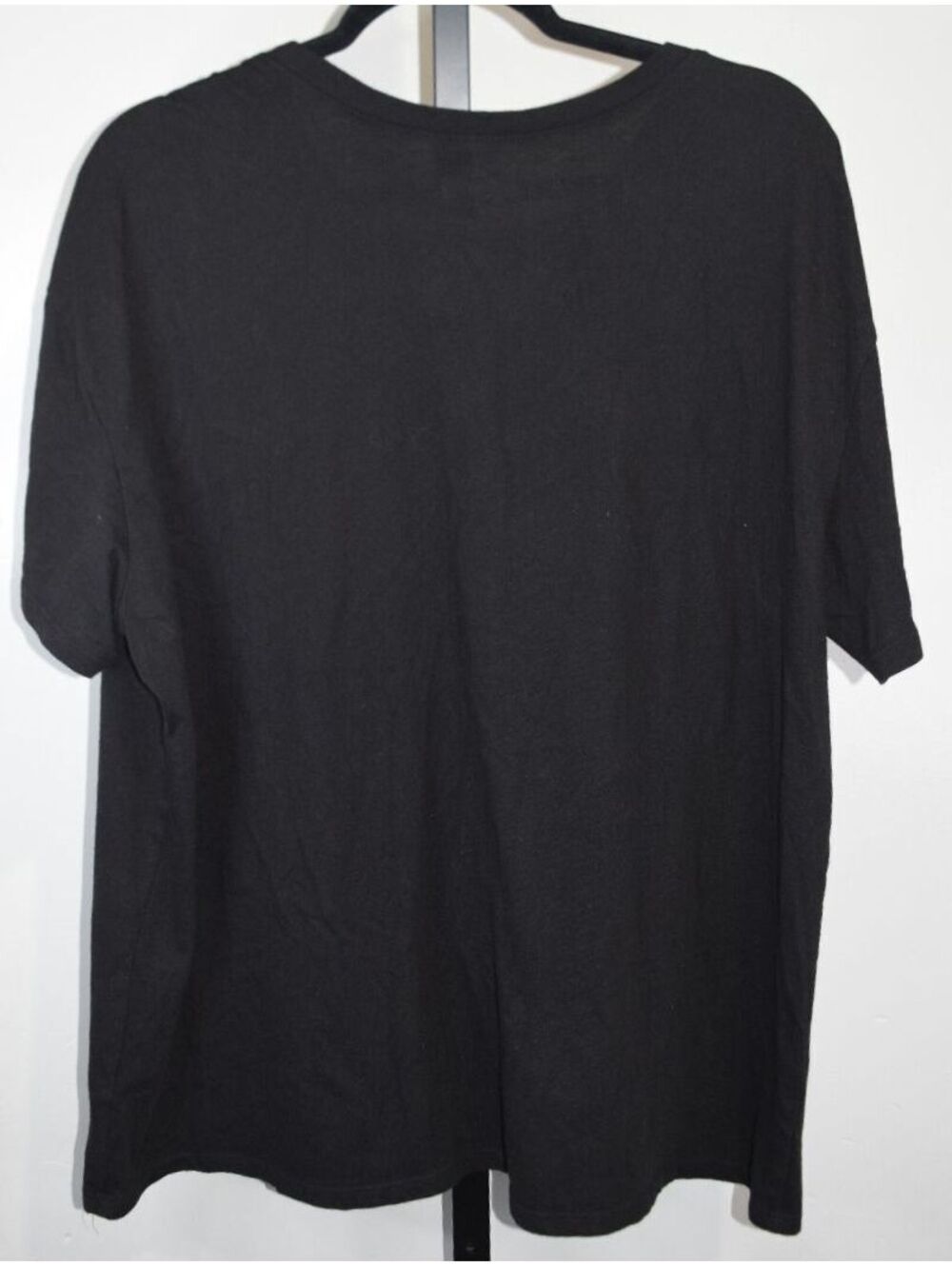 David Bowie Lightning Bolt Leopard Print Graphic Band Tee Black Short Sleeve XXL - Picture 2 of 6
